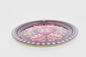 плиты косточки элементов плит обедающего продажи 30cm поднос горячей китайской роскошный круглый с предпосылкой цветка поставщик