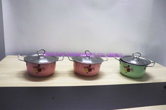 Китай 2020 горячих продаж 16/18/20/22 нержавеющих сталей 6pcs с цветом & цветками & kitchenwares наборов cookware & набором блюда 6pcs поставщик