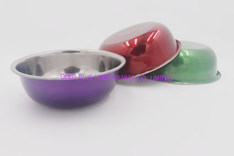 Китай нержавеющей стали размера таза мытья набора Cookware 3pcs шар красочной различной смешивая поставщик