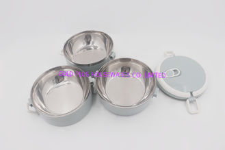 Китай 3 слоя контейнера обедающего коробки для завтрака Tableware 2.1L течебезопасного загерметизированного пластикового для пикника поставщик