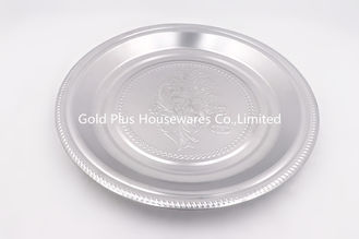 Китай подноса сервировки еды нержавеющей стали подноса tableware 25-70cm плита плода картины цветка полноразмерного большого круглого мусульманская поставщик