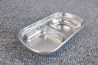 Китай Блюдо поддонника суш серебра tableware нержавеющей стали отсеков плиты 4 блюда обедающего поставок прямоугольное поставщик