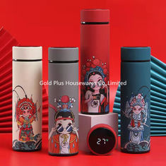 Китай Thermos китайского стиля умного drinkware горячий и холодный бутылки с водой 500ml цифровой температуры дисплея нержавеющей стали кофе поставщик