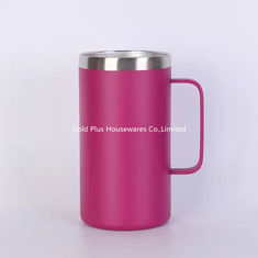 Китай Персонализированный thermos кофе чашки чашки молока пива кружек пива drinkware милым многоразовым покрытый порошком розовый поставщик