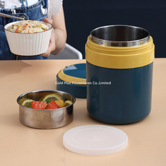 Китай Опарник еды thermos хранения еды нового продукта изолированный качеством еды с stainess перемещения ручки чашкой на открытом воздухе стальной прямой поставщик