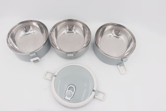 4 слоя контейнера обедающего дизайна 2.8L нового для коробки tiffin обеда бенто homio детей пикника поставщик