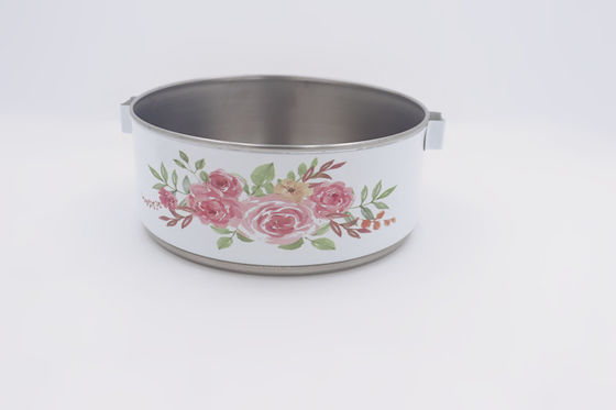 Нержавеющей стали несущей коробки tiffin яруса эмали двойного слоя несущая еды цвета оптовой multi поставщик