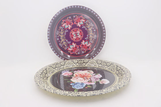 блюда еды обедающего нержавеющей стали плиты дна золота Tableware 30cm служа поставщик