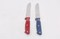Ножи прямого ножа располагаясь лагерем на открытом воздухе с пластиковым ножом шеф-повара профессионала 0.8mm продукта Амазонки ручки поставщик