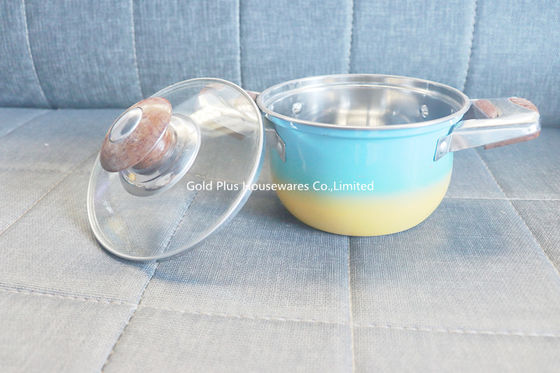 Различный бак запаса нержавеющей стали кухни размера 3 с stockpot супа стеклянной крышки коммерчески варя поставщик