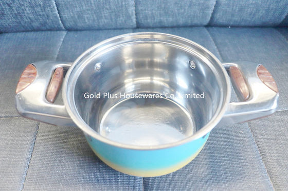Различный бак запаса нержавеющей стали кухни размера 3 с stockpot супа стеклянной крышки коммерчески варя поставщик