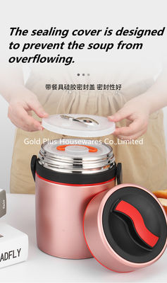Разнослоистая коробка для завтрака склянки thermos изоляции для бака еды металла нержавеющей стали хранения еды термального более теплого поставщик