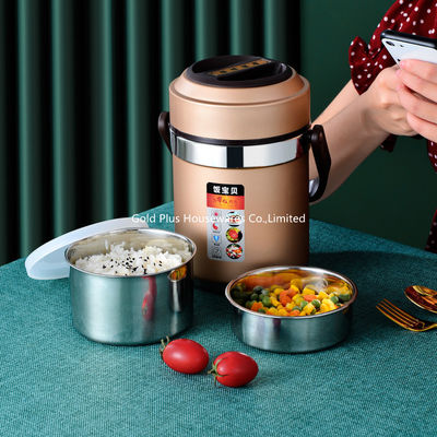 Wholsale 1.6L Амазонки изолировало опарник грелки еды более теплой стены bpa коробки для завтрака охладителя свободной двойной портативный поставщик