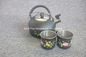 Чайник нержавеющей стали продвижения установил с 2 чайниками воды картины цветка моды высокой отметки кружек поставщик